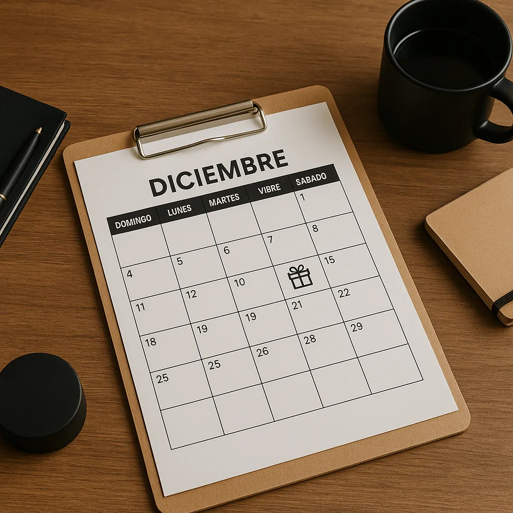 Calendario de regalos corporativos: cómo planificar fin de año sin estrés