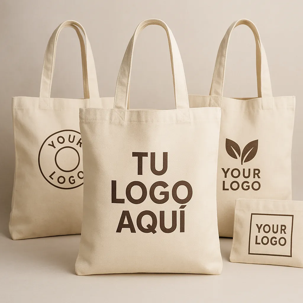 Bolsas de tela personalizadas: branding visible con bajo costo