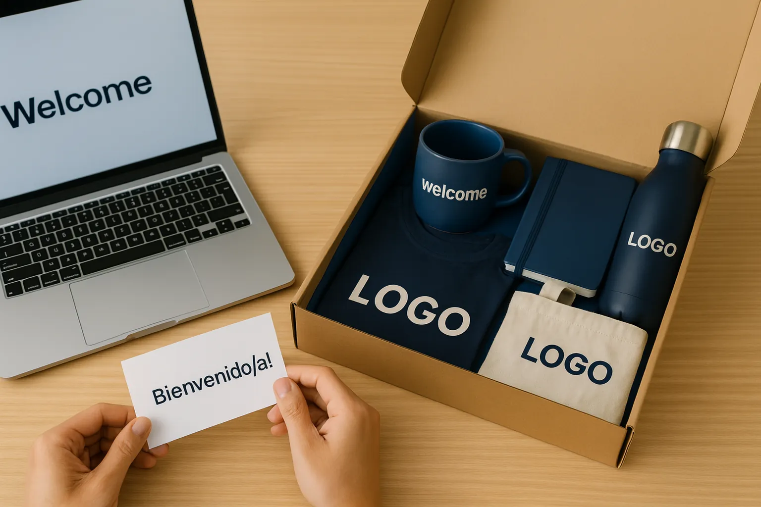 Kits de bienvenida para empleados: cómo diseñarlos y qué incluir