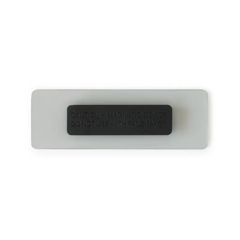 Name Tag Alloy Blanco Chico