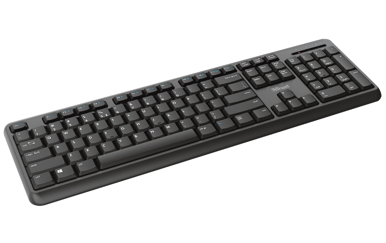 Teclado Silencioso inalámbrico Trust TK-350
