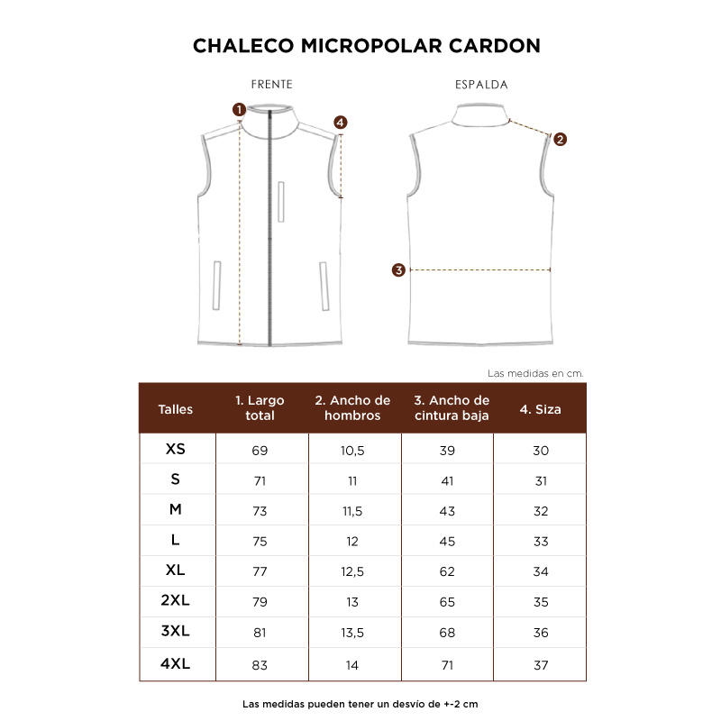Chaleco Micropolar Cardon
