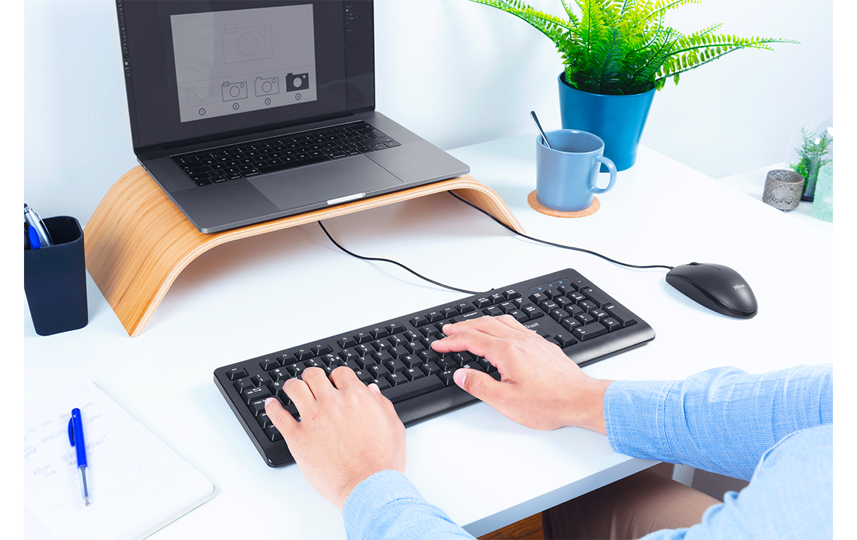 Set teclado y mouse Trust Primo