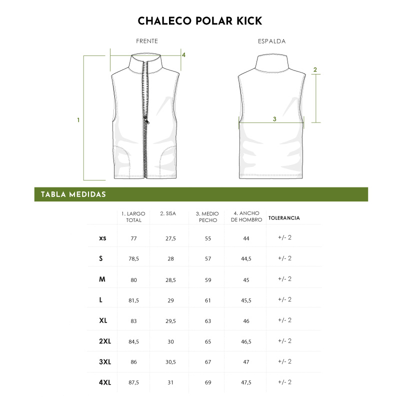 Chaleco Polar Kick