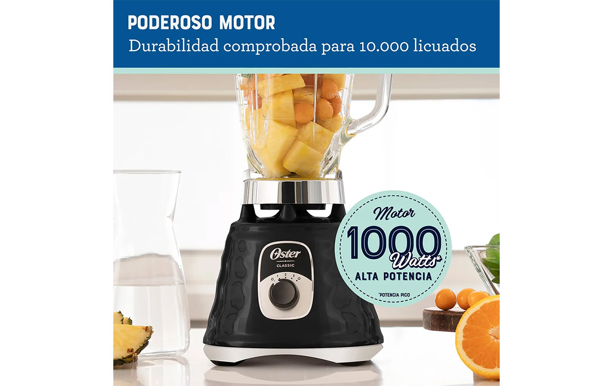 Licuadora Oster Clásica - Perilla Ergonómica