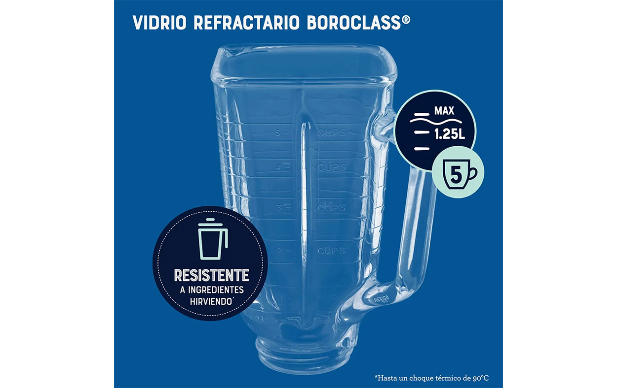 Licuadora Oster Clásica - Perilla Ergonómica