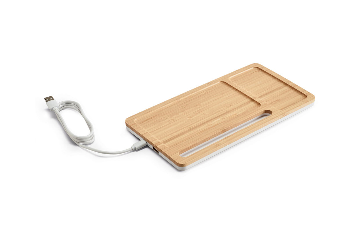 Organizador de escritorio eco Cargador inalambrico