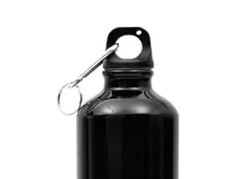Botella de aluminio con mosqueton 750ml