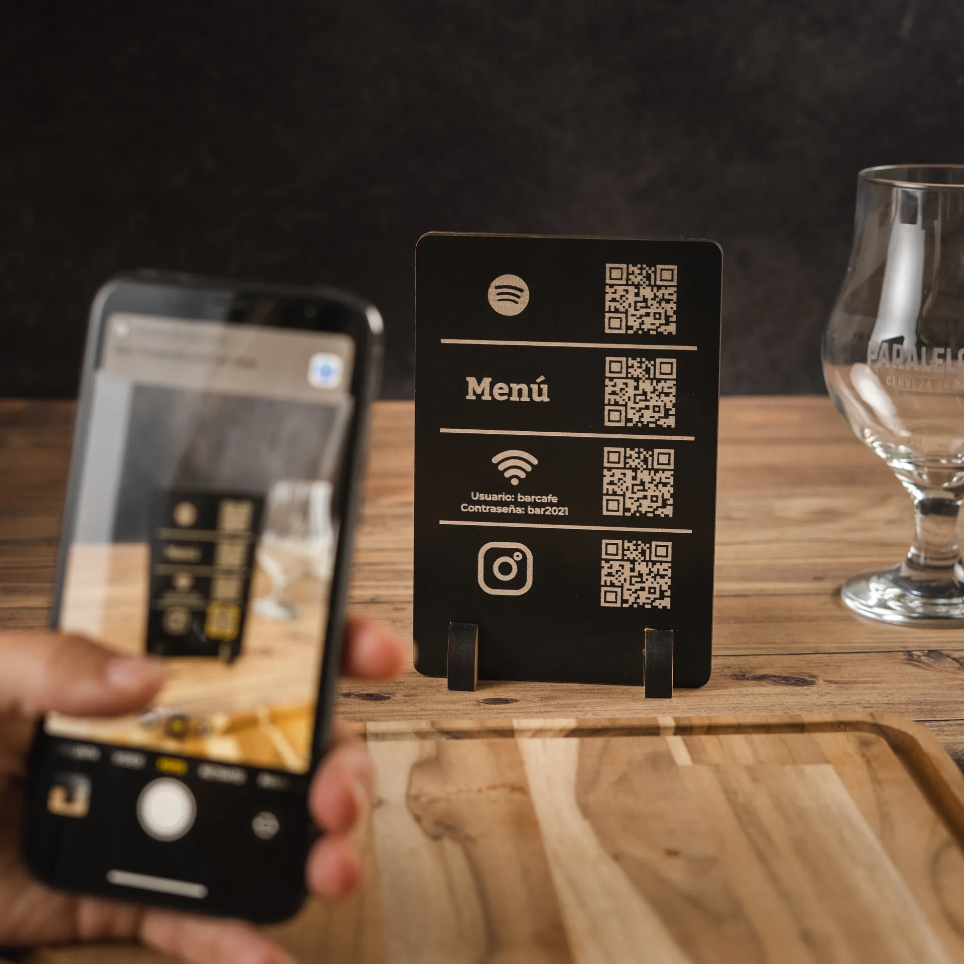 Comunicación QR Doble Faz