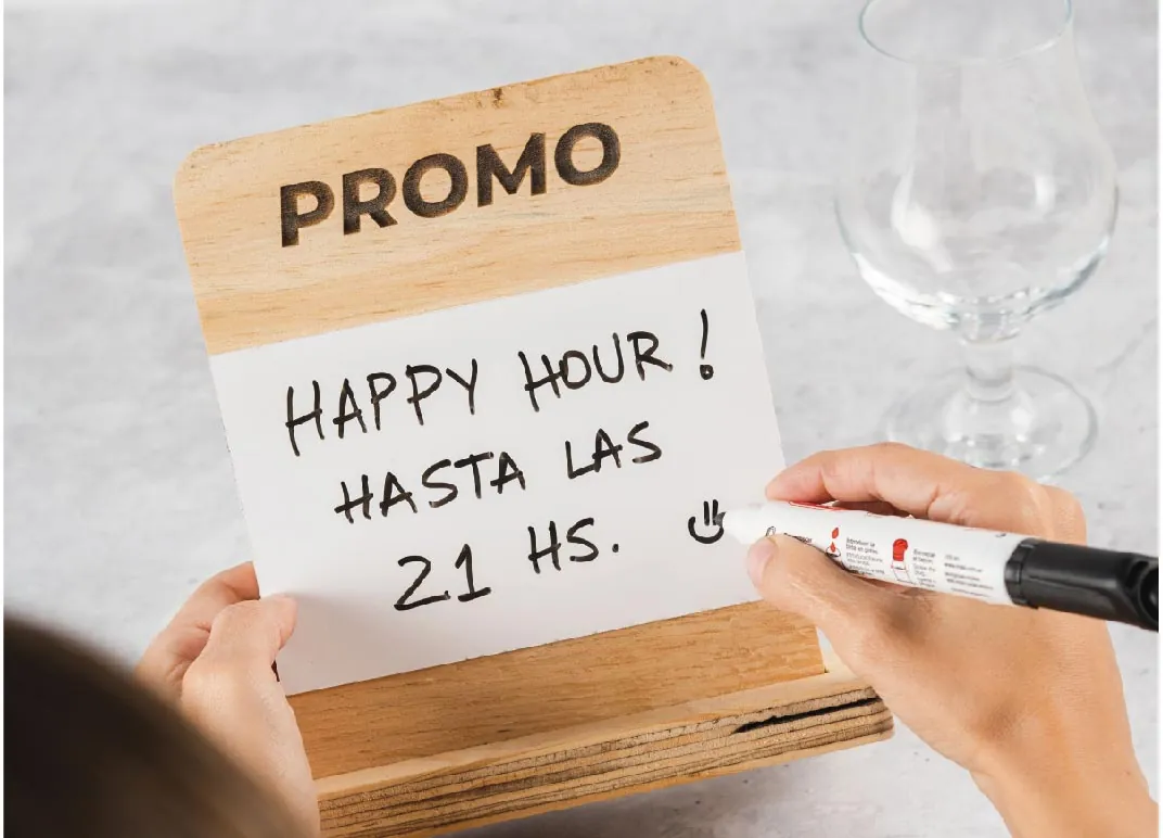 Comunicaciones con pizarra de Alto impacto