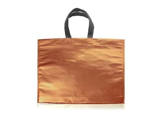 ECO BOLSA 45X40X10 CON MANIJAS NEGRAS