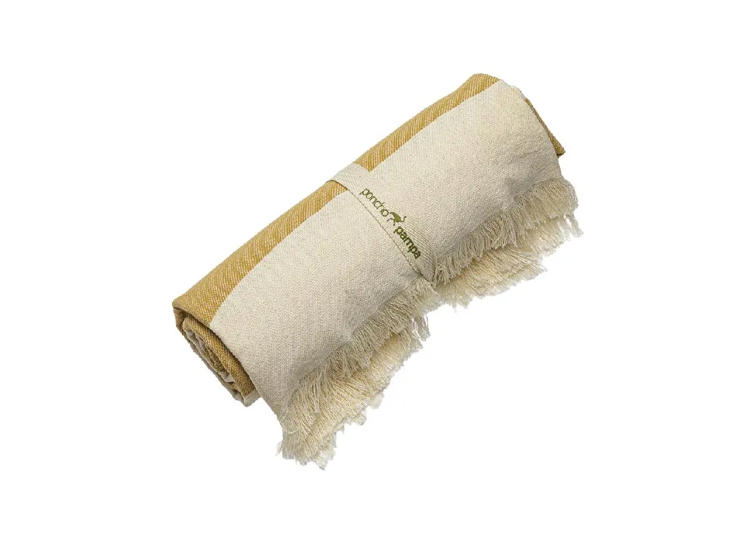 Lona Rústica de Algodón Tejido Poncho Pampa