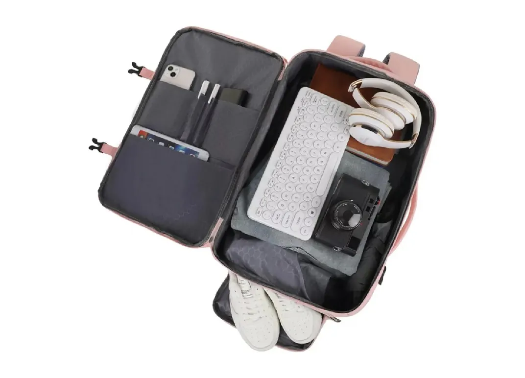 Mochila viral de tela impermeable para viaje