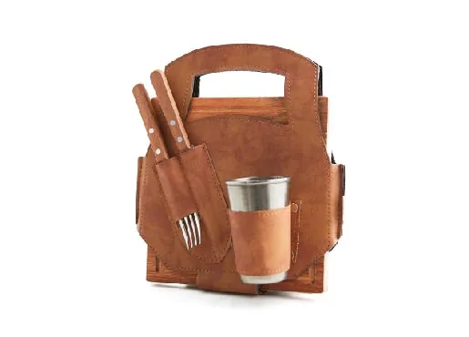 PORTA TABLITA ASADO X1 ABIERTO CARAMELO