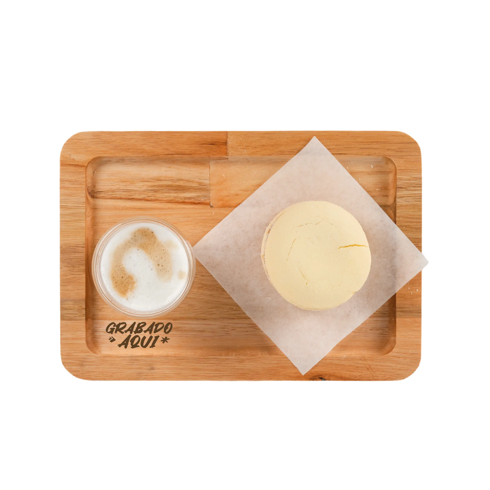 Plato Euca 25x18 cm con cuenco  