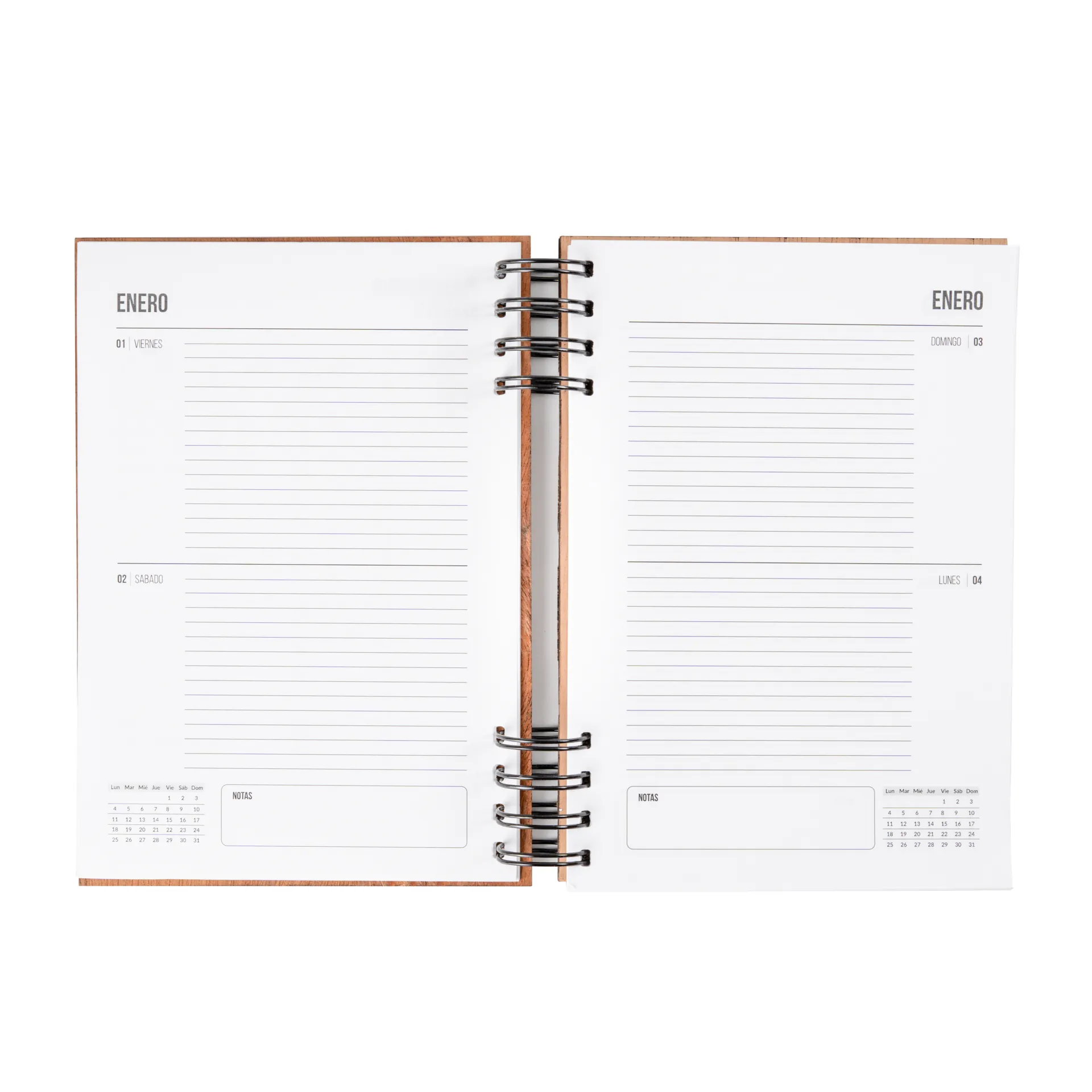 Agenda con lapiz y lapicera
