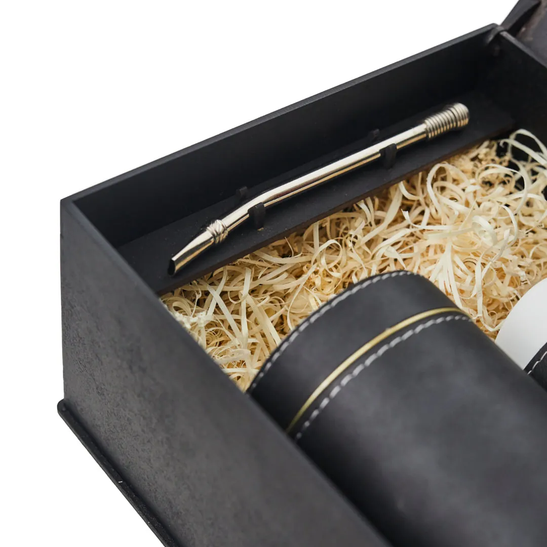 BOX M SET MATE C/1 LATA 12 CM CARAMELO