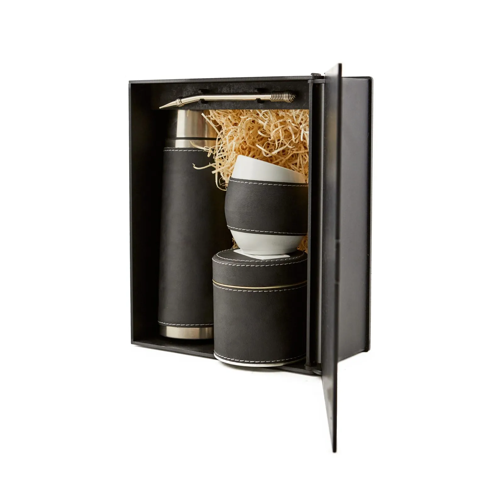 BOX M SET MATE C/TERMICO Y LATA CARAMELO