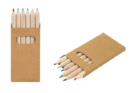  Lápices de Colores School Mini