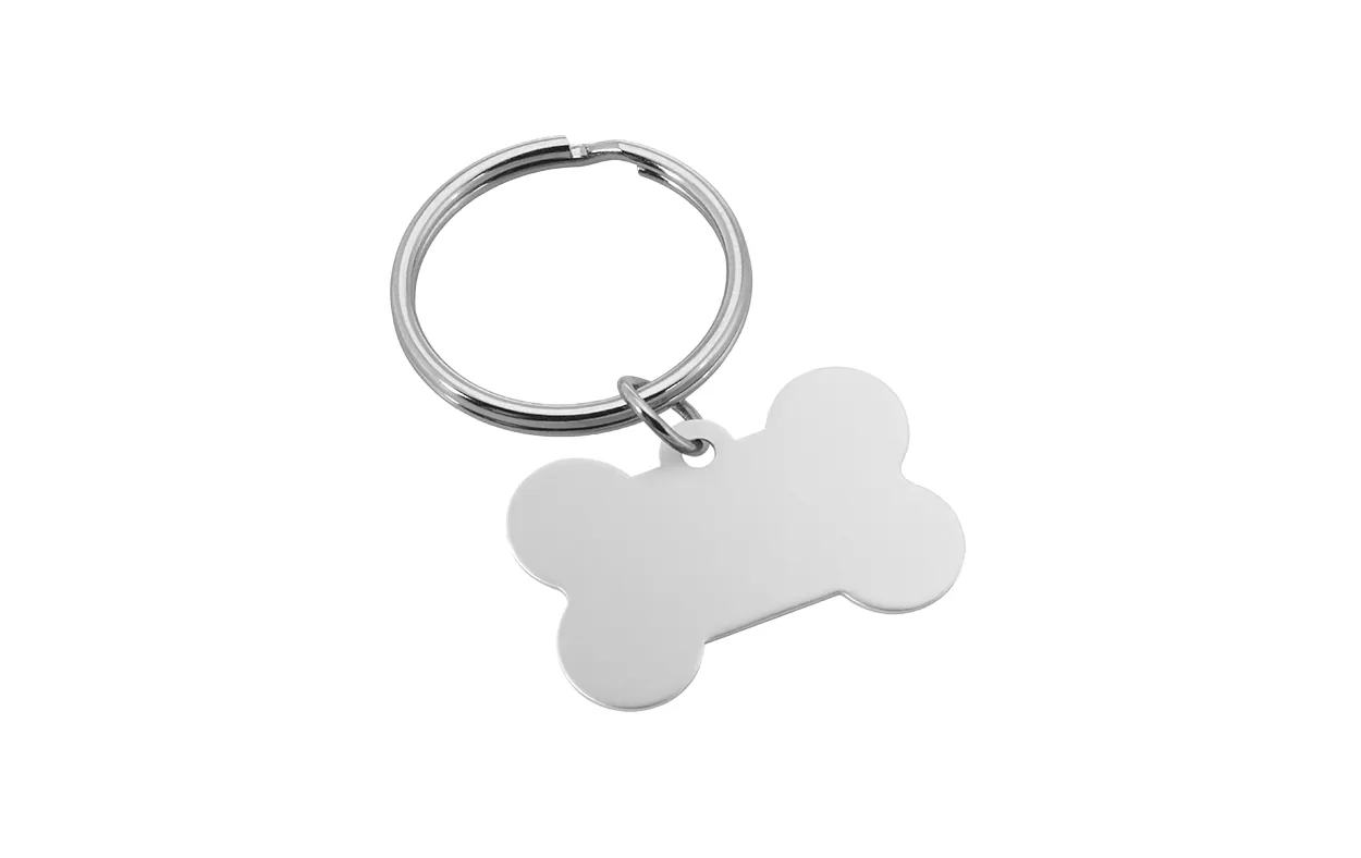 Llavero metálico Bone