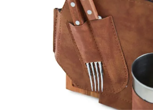 PORTA TABLITA ASADO X1 ABIERTO CARAMELO