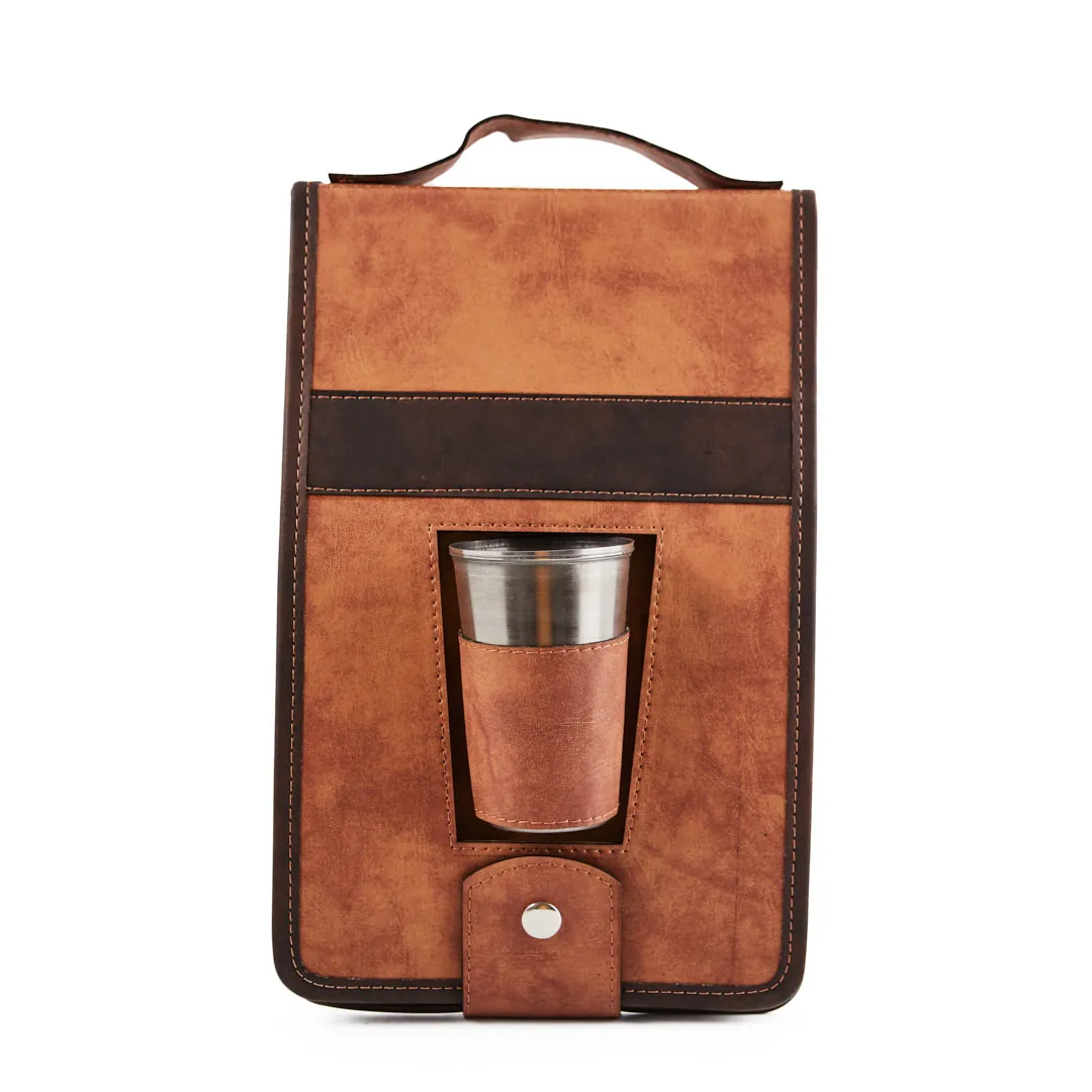 PORTA TABLITA ASADO X1 CALADO RECTANG. CARAMELO