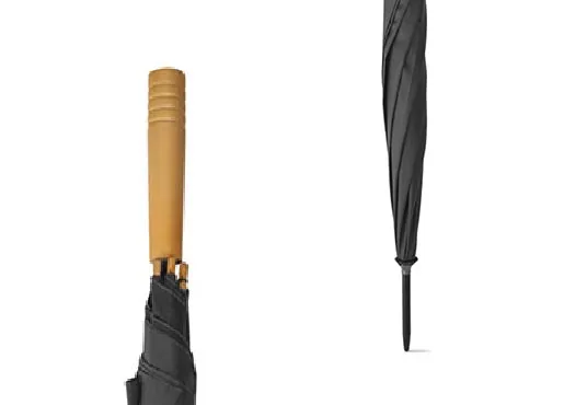 Paraguas rPet Automático - Mango de Madera