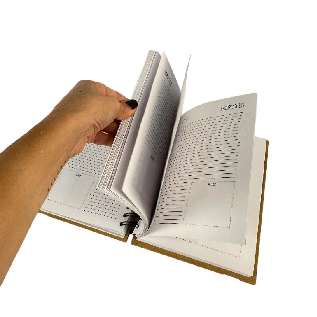 Agenda Premium tapa de madera