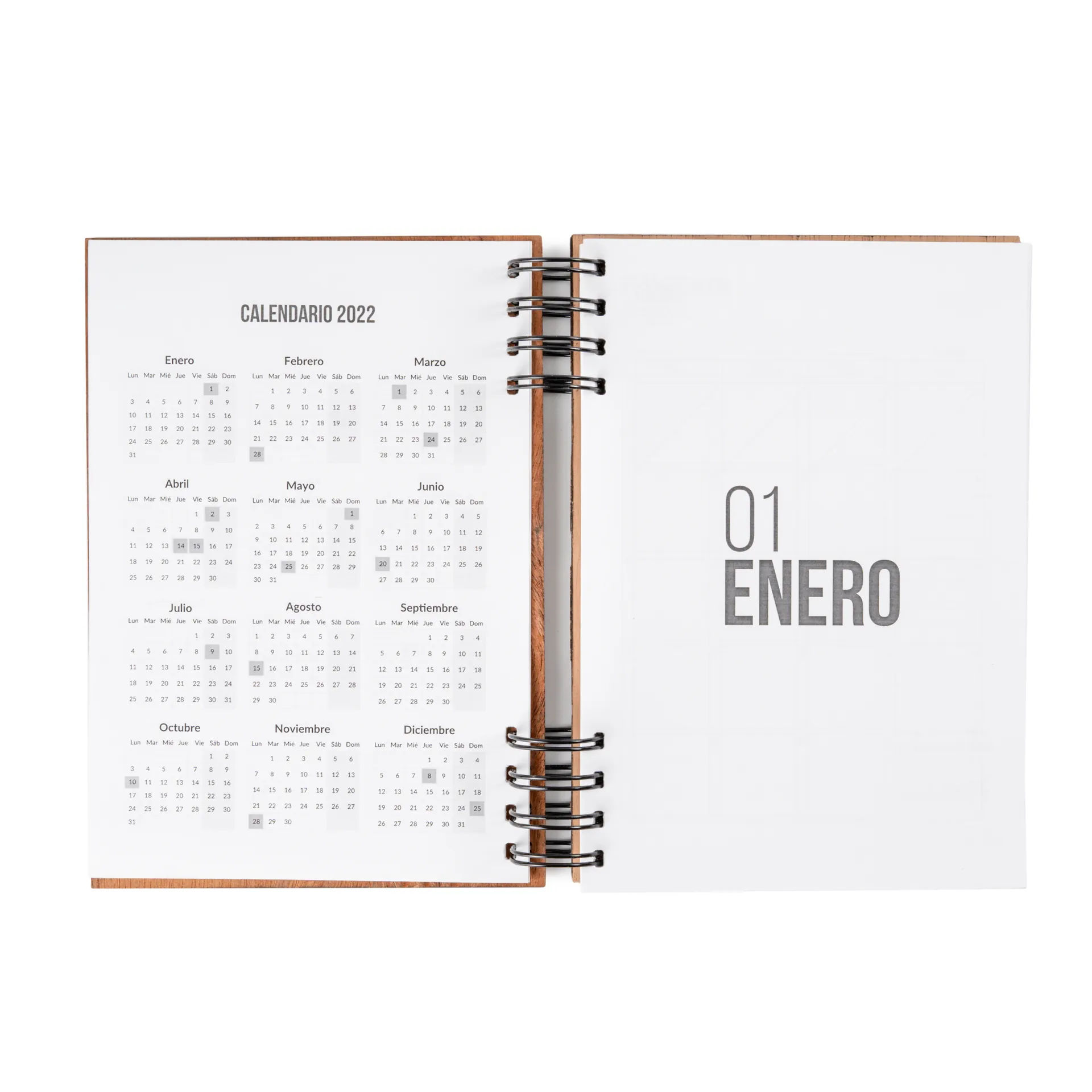Agenda con lapiz y lapicera