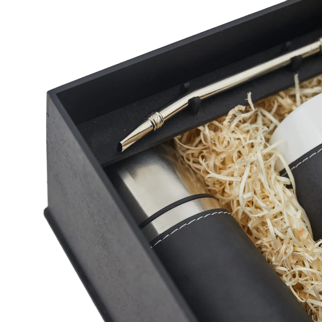 BOX M SET MATE C/TERMICO Y LATA CARAMELO