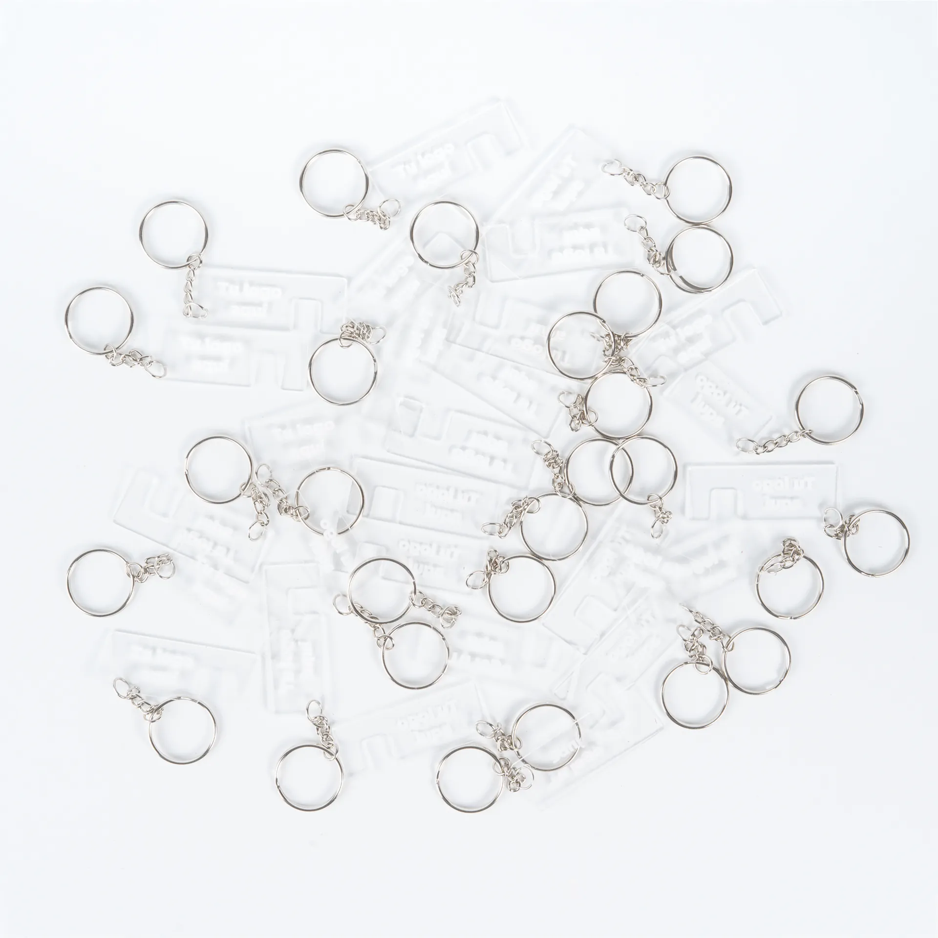 Llavero de acrílico apoya celular