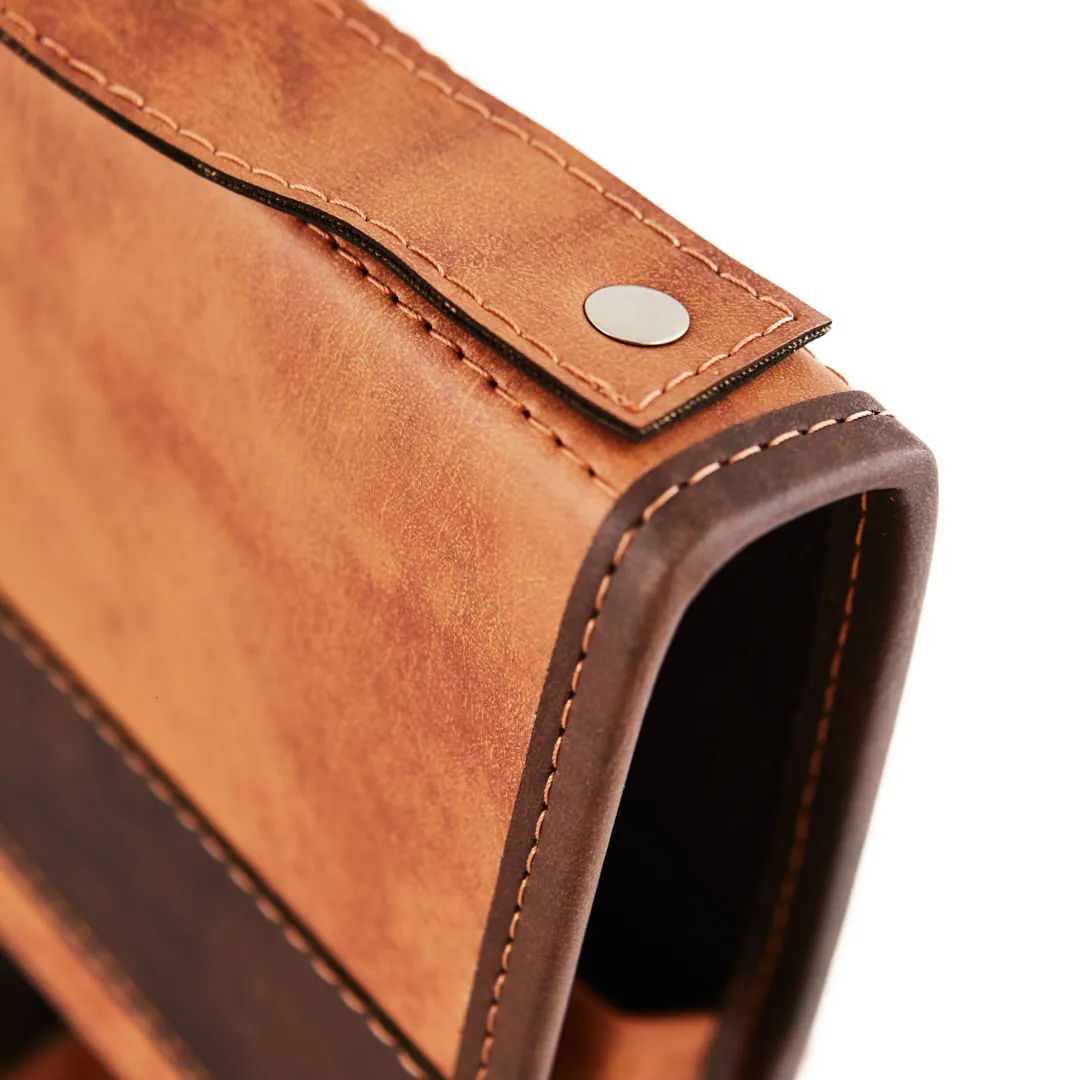 PORTA TABLITA ASADO X1 CALADO RECTANG. CARAMELO