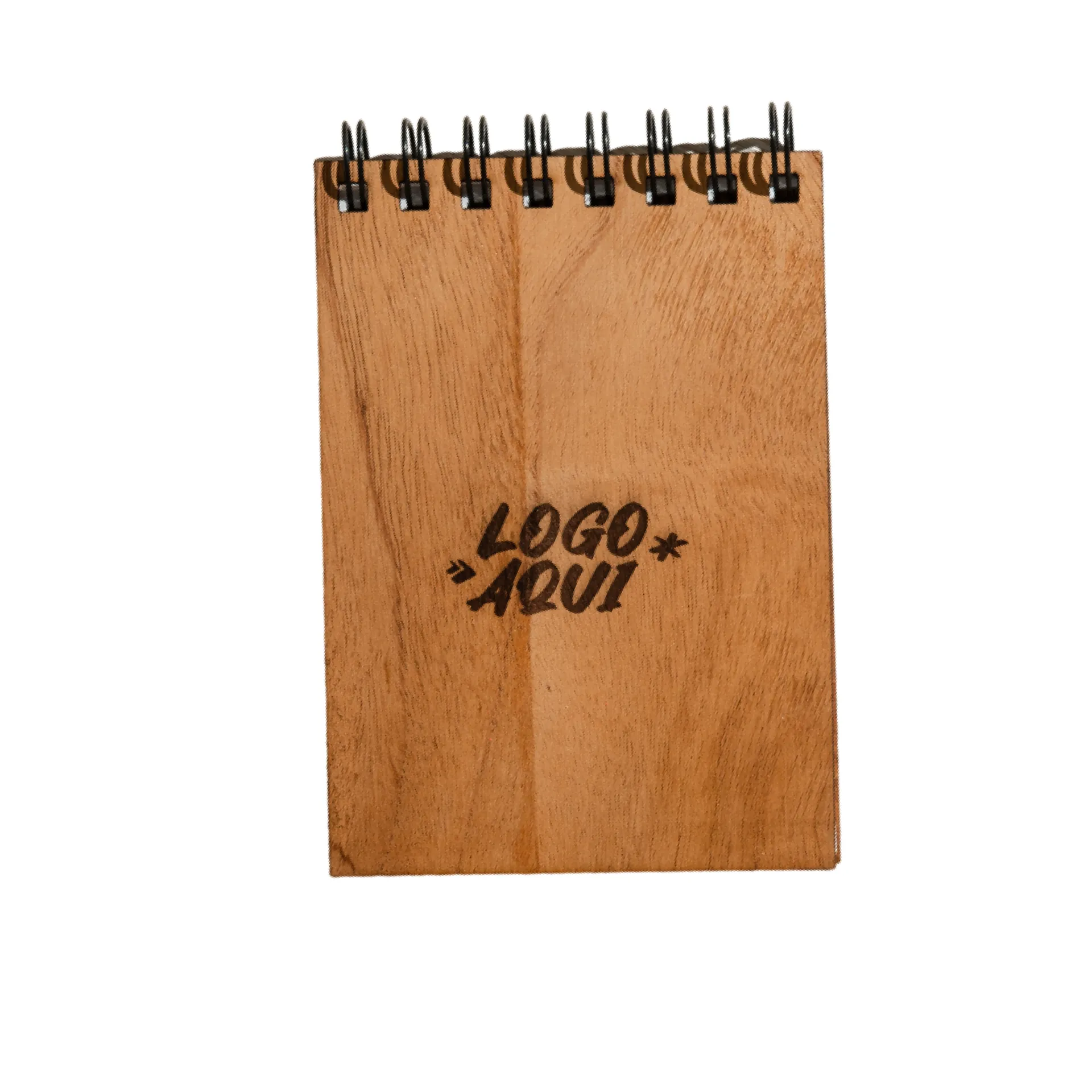 Anotador A6 - Tapa de madera y 60 hjs lisas