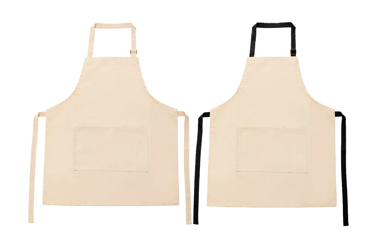Delantal con Pechera - 100% Algodón