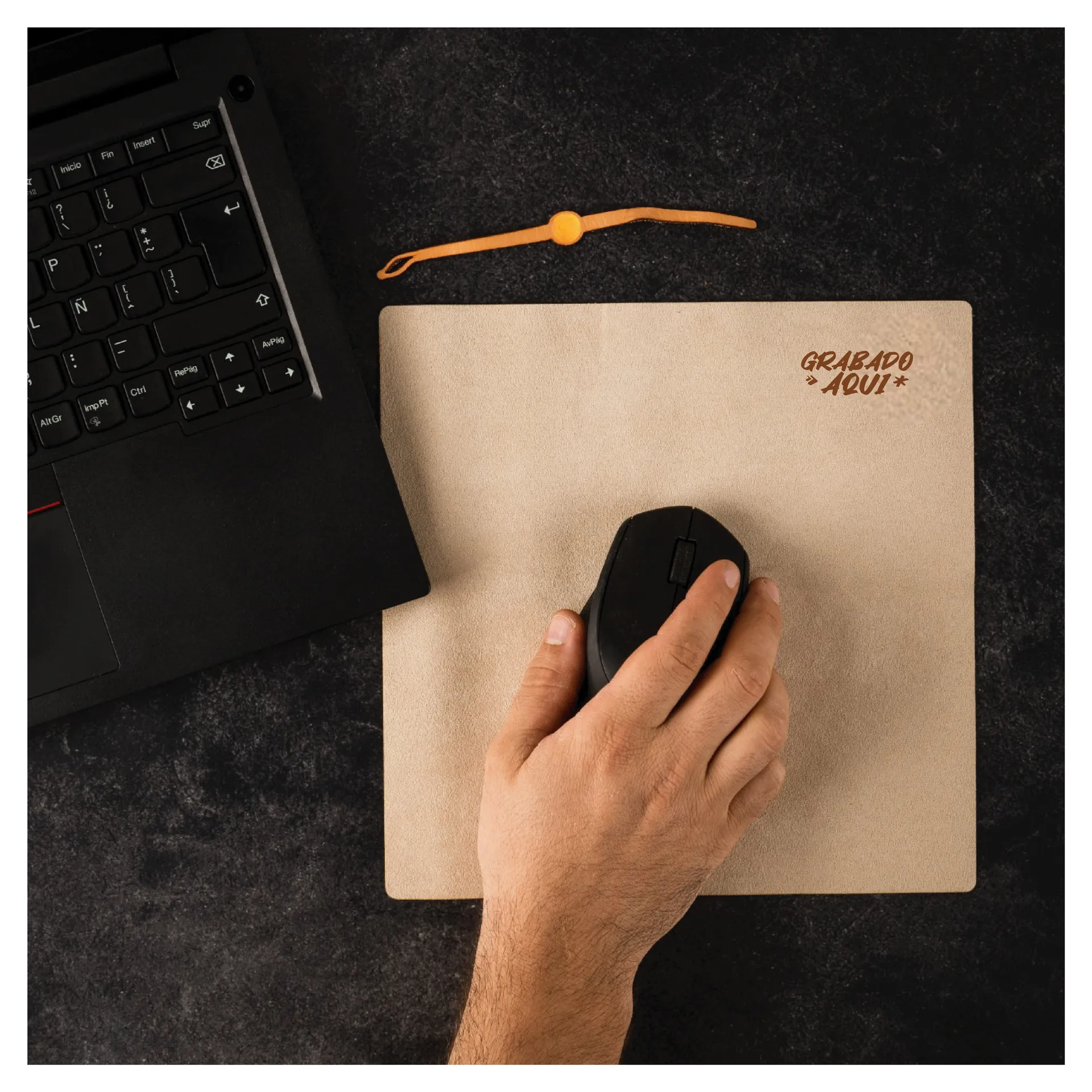 Mouse pad estilo diploma